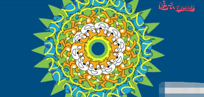 济南机器人编程培训：Scratch图形化编程，编程画窗花！~山东机器人编程~机器人编程(图1)